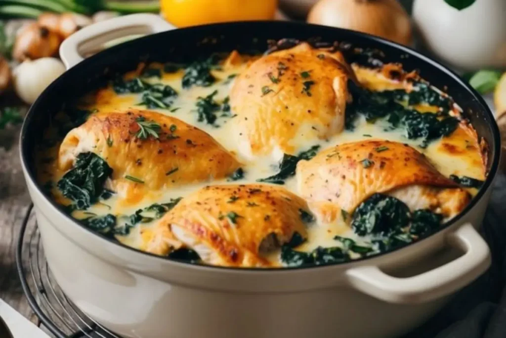 Chicken Spinach Bake