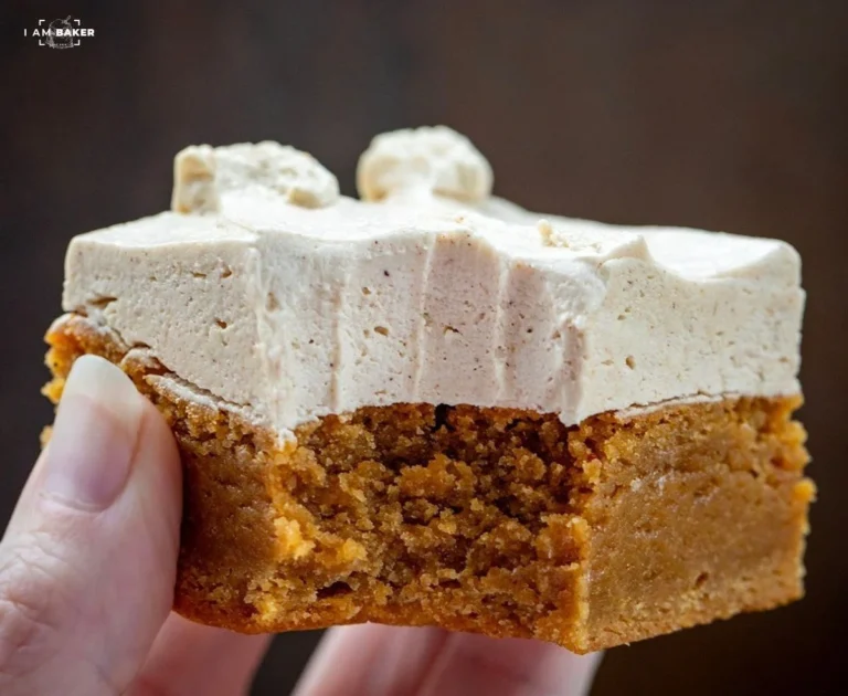 Delicious Gingerbread Ermine dessert topped with festive decorations.